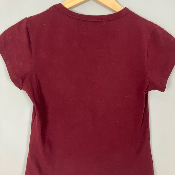 Whitefox burgundy baby tee - Picture 3 of 5